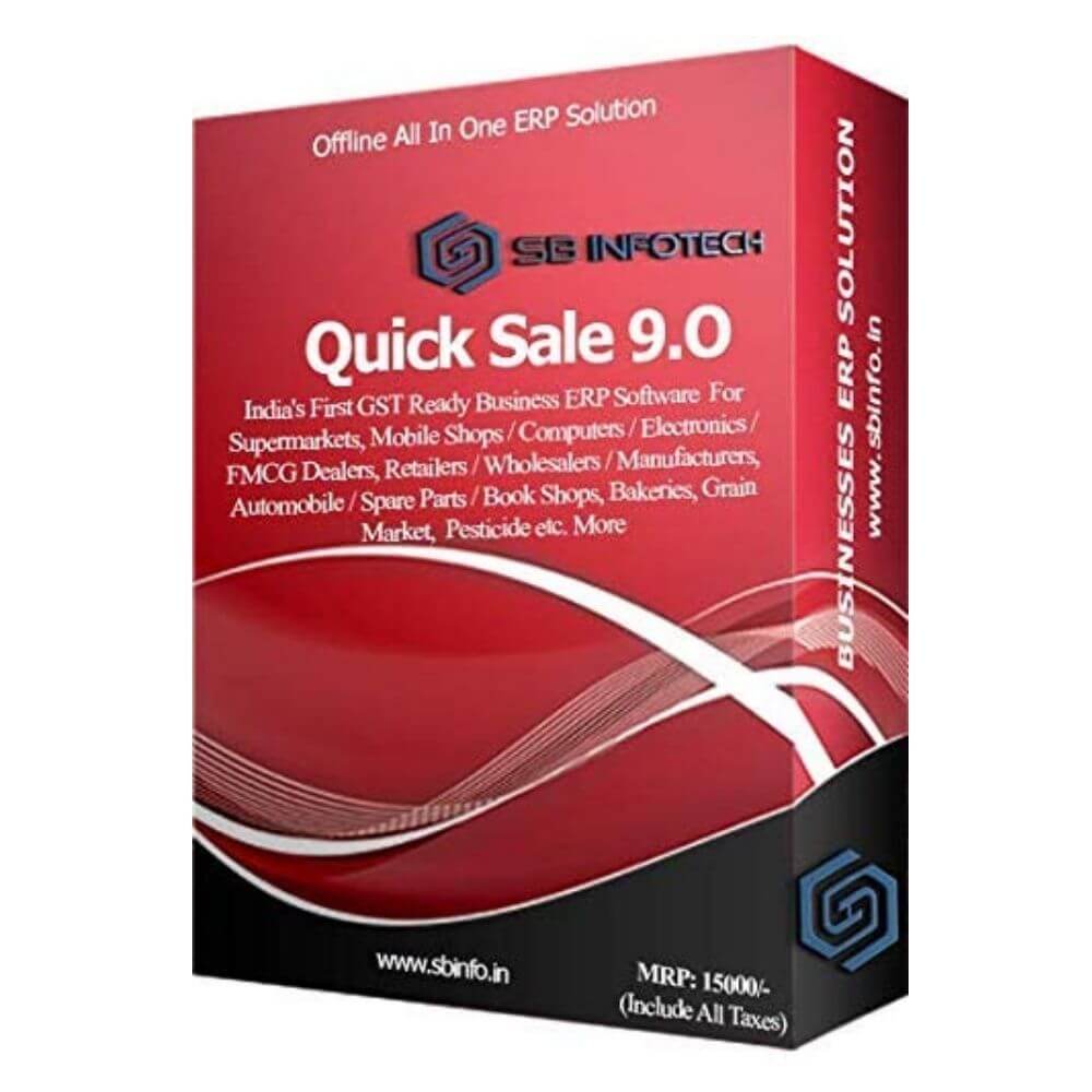 Quick Sale 9.O GST Billing software