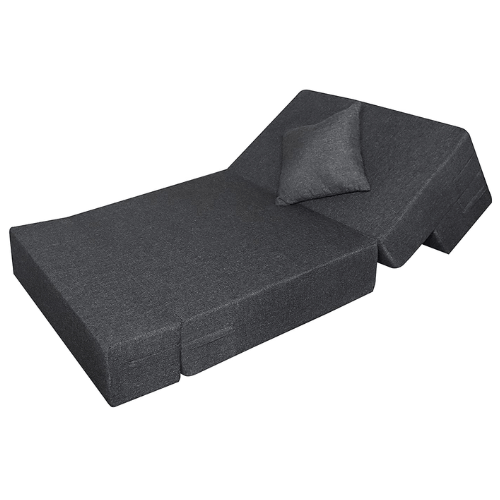 Seventh Heaven Jute Foldable One Seater Sofa Cum Bed